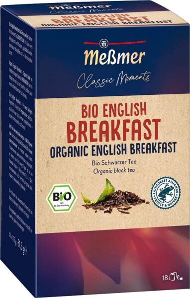 Meßmer English Breakfast Bio-Tee 18 Portionen