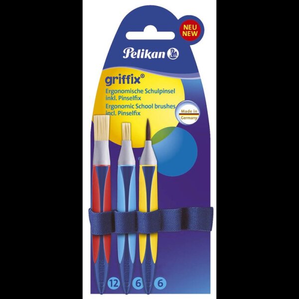Pelikan griffix® Pinsel-Set Größe 6, 12, 3-teilig