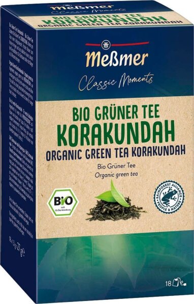 Meßmer Grüner Tee Korakundah Bio-Tee 18 Portionen
