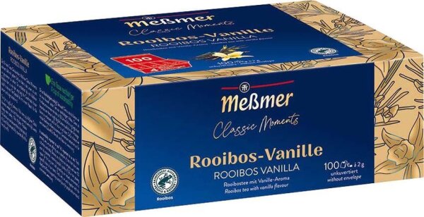 Meßmer Rooibos-Vanille Tee 100 Portionen