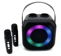 soundmaster BT2024SW Karaoke Entertainment-Center schwarz
