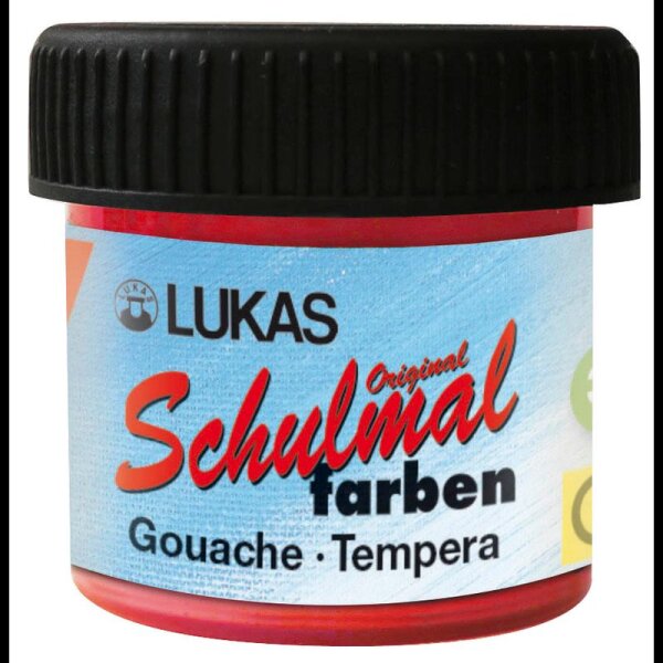 nerchau LACUFA Schulmalfarben rot 10x 18,0 ml  ( K102020 )