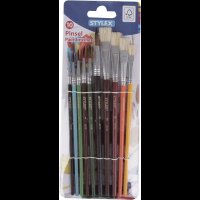 TOPPOINT Pinsel-Set Größe 1, 2, 3, 4, 6, 8,...