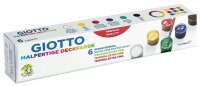 GIOTTO Schulmalfarben farbsortiert 6x 18,0 ml