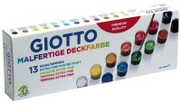 GIOTTO Schulmalfarben farbsortiert 13x 18,0 ml