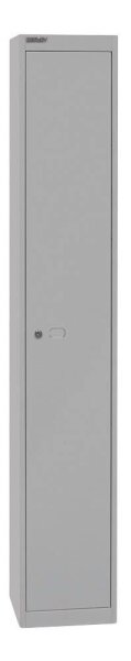 BISLEY Spind silber CLK121355, 1 Schließfach 30,5 x 30,5 x 180,2 cm