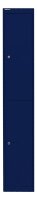 BISLEY Spind oxfordblau CLK122639, 2 Schließfächer 30,5 x 30,5 x 180,2 cm