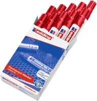 edding No. 1 Permanentmarker rot 1,0 - 5,0 mm, 10 St.