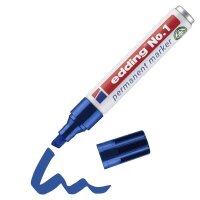 edding No. 1 Permanentmarker blau 1,0 - 5,0 mm, 10 St.