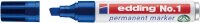 edding No. 1 Permanentmarker blau 1,0 - 5,0 mm, 10 St.