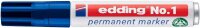 edding No. 1 Permanentmarker blau 1,0 - 5,0 mm, 10 St.