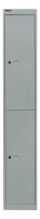 BISLEY Spind silber CLK122355, 2 Schließfächer 30,5 x 30,5 x 180,2 cm