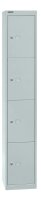BISLEY Schließfachschrank lichtgrau CLK124645, 4...