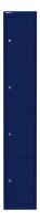 BISLEY Schließfachschrank oxfordblau CLK124639, 4 Schließfächer 30,5 x 30,5 x 180,2 cm