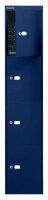 BISLEY Schließfachschrank oxfordblau CLK124639, 4 Schließfächer 30,5 x 30,5 x 180,2 cm