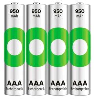 GP Akkus ReCyko+ Ni-MH Micro AAA 950 mAh, 4 St.