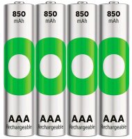 GP Akkus ReCyko+ Ni-MH Micro AAA 850 mAh, 4 St.