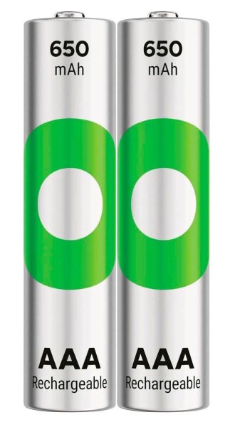 2 GP Akkus ReCyko+ Micro AAA 650 mAh  ( GPRCK65AAA082C2 )