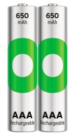 2 GP Akkus ReCyko+ Micro AAA 650 mAh  ( GPRCK65AAA082C2 )