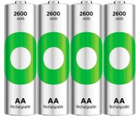 GP Akkus ReCyko+ Ni-MH Mignon AA 2.600 mAh, 4 St.