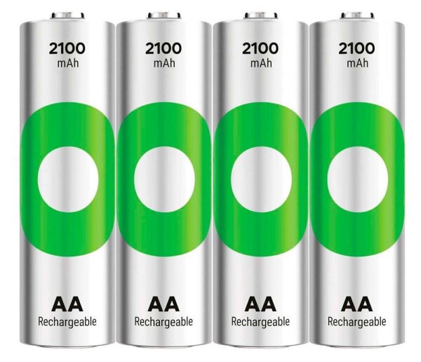 GP Akkus ReCyko+ Ni-MH Mignon AA 2.100 mAh, 4 St.