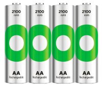 GP Akkus ReCyko+ Ni-MH Mignon AA 2.100 mAh, 4 St.
