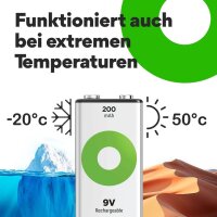 GP Akku ReCyko Ni-MH E-Block 200 mAh, 1 St.