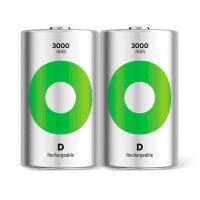 GP Akkus ReCyko+ Ni-MH Mono D 3.000 mAh, 2 St.
