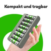 GP Basic E821U 8-Port USB-Akku-Ladegerät inkl. Akkus