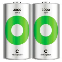 GP Akkus ReCyko+ Ni-MH Baby C 3.000 mAh, 2 St.