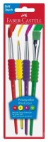 FABER-CASTELL Bunt Pinsel-Set Größe 2, 6, 10,...