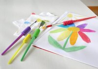 FABER-CASTELL Bunt Pinsel-Set Größe 2, 6, 10, 12, 4-teilig