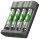 GP B441U 4-Port USB-Akku-Ladegerät inkl. Akkus