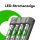 GP B441U 4-Port USB-Akku-Ladegerät inkl. Akkus