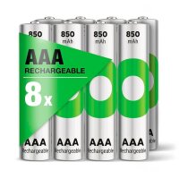 GP Akkus ReCyko+ Ni-MH Micro AAA 850 mAh, 8 St.