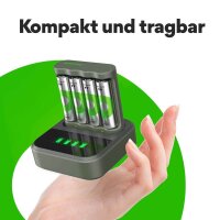 GP B441U 4-Port USB-Akku-Ladegerät inkl. Akkus