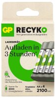 GP B441U + B441D 4-Port USB-Akku-Ladegerät inkl. Akkus