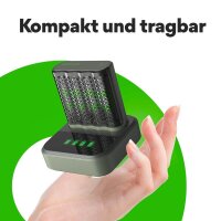 GP M452D 4-Port inkl. Dockingstation Akku-Schnellladegerät inkl. Akkus