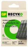 GP M452U 4-Port Akku-Schnellladegerät inkl. Akkus