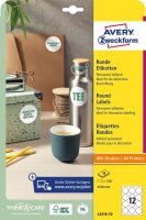 AVERY Zweckform Etiketten L3416-10 weiß 60,0 x 60,0 mm, 10 Blatt