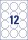 AVERY Zweckform Etiketten L3416-10 weiß 60,0 x 60,0 mm, 10 Blatt