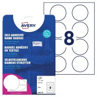 AVERY Zweckform Namensetiketten J4881-20 weiß 65,0...