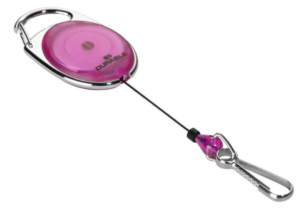 DURABLE Ausweishalter JOJO STYLE 832712, Clip, lila, 1 St.