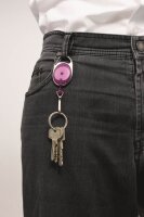 DURABLE Ausweishalter JOJO STYLE 832712, Clip, lila, 1 St.