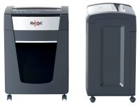 Rexel Momentum P420+ Aktenvernichter mit Partikelschnitt P-4, 4 x 35 mm, bis 20 Blatt, grau
