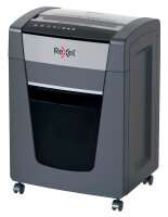 Rexel Momentum P420+ Aktenvernichter mit Partikelschnitt P-4, 4 x 35 mm, bis 20 Blatt, grau