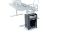Rexel Momentum P420+ Aktenvernichter mit Partikelschnitt P-4, 4 x 35 mm, bis 20 Blatt, grau