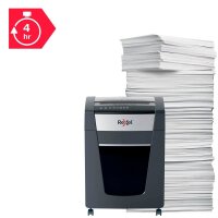 Rexel P515+ Aktenvernichter mit Partikelschnitt P-5, 2 x 15 mm, bis 15 Blatt, grau