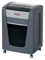 Rexel P515+ Aktenvernichter mit Partikelschnitt P-5, 2 x 15 mm, bis 15 Blatt, grau