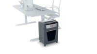Rexel P515+ Aktenvernichter mit Partikelschnitt P-5, 2 x 15 mm, bis 15 Blatt, grau